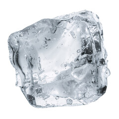 Clear Crystal Rock Shines Under Light With Sharp Edges and Facets in a Bright Setting