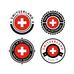 Obraz premium National flag of the Swiss Confederation