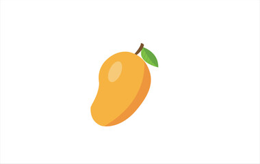 mango vector art, mango with white background 