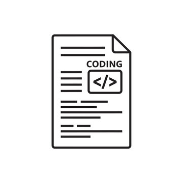 Close-up of Coding Document with Programming Code Snippets for Software Development