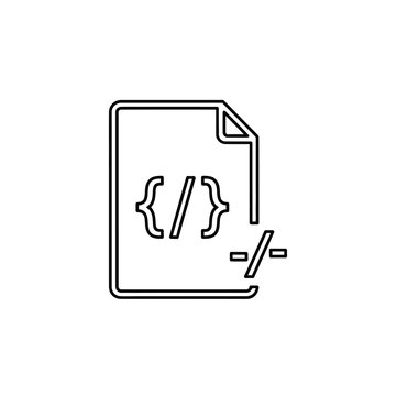 Digital Coding Concept Illustration Showing Programming Code on Screen