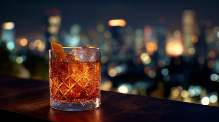 glass of negroni