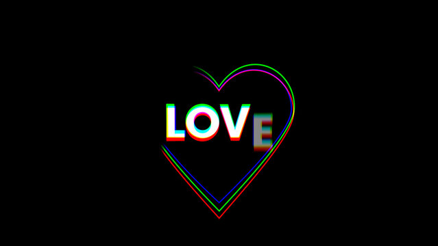 Typography Fast Color Distortion 23