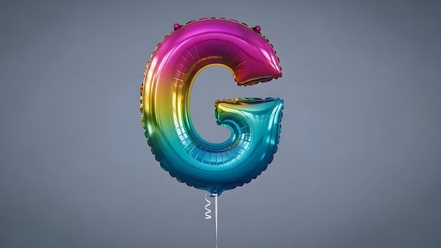 Colorful g balloon