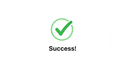 Green checkmark in a circle on white label isolated on transparent background