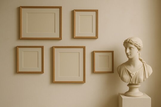 Classical art gallery display