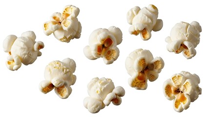 Scattered popcorn kernels