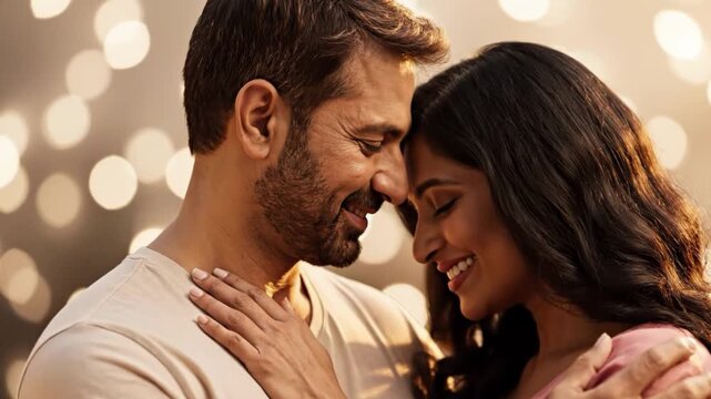 Cartoon woman pushing shopping cart full of red hearts