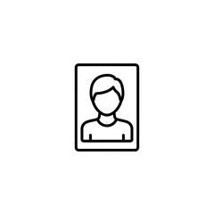 Modern Profile Picture of a Young Person with Short Hair for Business and Social Media Use