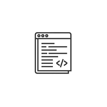 Modern Software Coding Interface with Text and Programming Elements for Technology Concepts