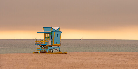 Florida,  Miami Beach mit seinem Sandstrand - South Beach