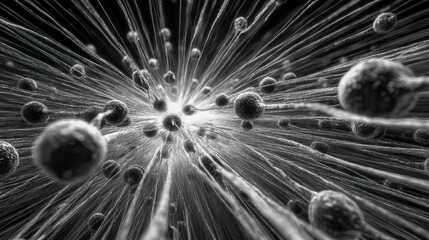 Neural Network Abstraction Interconnected Nodes for Artificial Intelligence and Data Processing Visualization