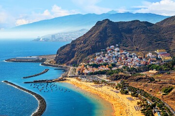 Tenerife, the Canary Island off the coast of West Africa, is a popular tourist destination. © Victor
