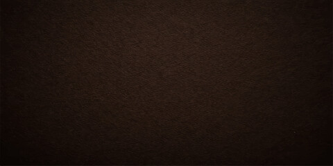 Fototapeta premium A dark vintage backdrop featuring a rough black leather texture and old brown paper pattern creates a macro surface design with a textured gray fabric material