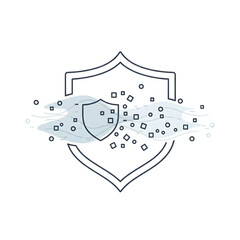 Cybersecurity Shield Protection Illustration