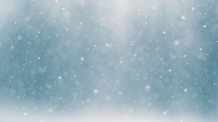 Fototapeta premium Serene winter snowfall background image.