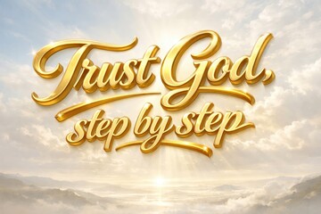Trust God step by step