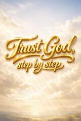 Trust God step by step