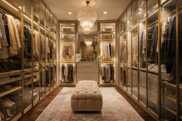 Luxurious Walk-In Closet
