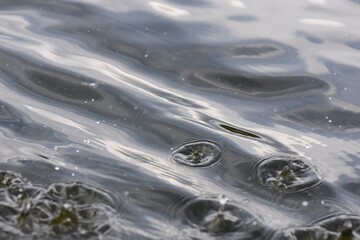 The surface of the water is rippled. Abstract background © Stan