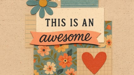 Colorful floral inspirational desktop wallpaper.