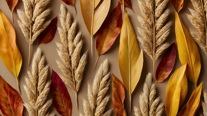 close up of golden wheat ears