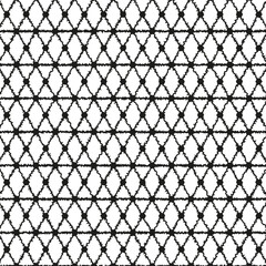 Fototapeta premium Triangle grid pattern. Geometric mesh Vector. Linear lattice texture. Professional architectural surface area.