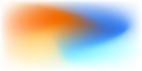Naklejka premium Orange and blue gradient color background, evening sky color background, sunset or sunrise atmosphere