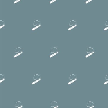 Vaping seamless pattern isolated on color background
