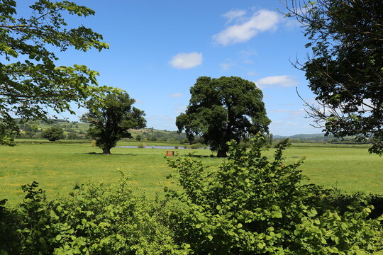 Wales countryside in the summertime