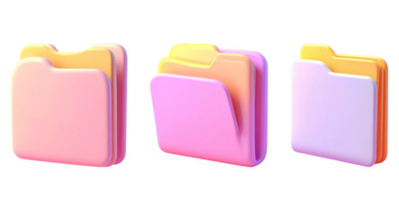 폴더 그래픽 3d png