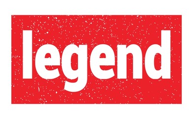 legend text written on red stamp sign.