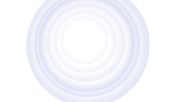 Blue translucent rings circles are getting closer and closer.
