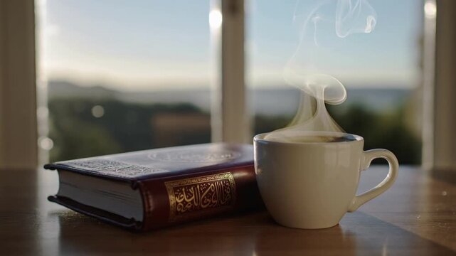 Al-Qur'an dan Kopi Pagi yang Tenang,