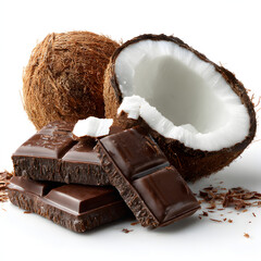 chocolate and coconut	
