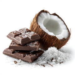 chocolate and coconut	
