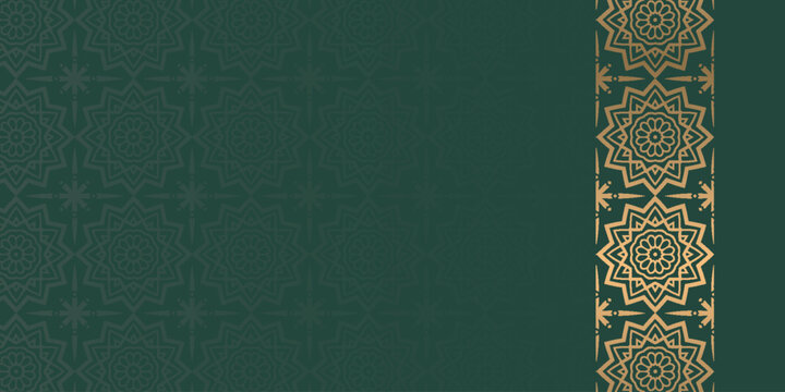 Abstract background with Islamic ornamental design. Vector design with special theme for Ramadan or Eid al-Fitr. VOL. 3