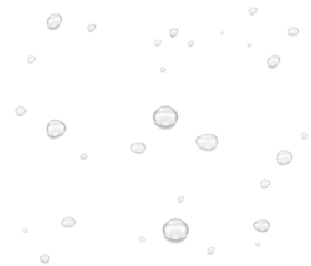 Realistic water drops and condensation on transparent background. Set of clear liquid droplets for window effect design.