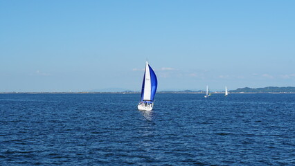 Obraz premium Tranquil Coastal Views of Saku Island, Aichi, Japan