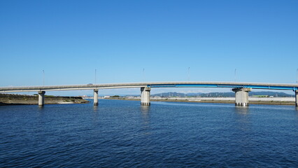 Obraz premium Tranquil Coastal Views of Saku Island, Aichi, Japan
