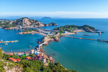 Fototapeta premium 전북 군산시 고군산군도의 장자도 전경