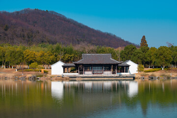 Obraz premium Ancient Chinese architectural scenery