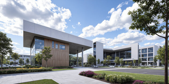 Urban smart grid infrastructure production facility, featuring automated systems, modular components, and sustainable materials to build resilient city power networks.