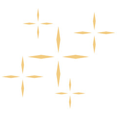 Golden Sparkle Stars