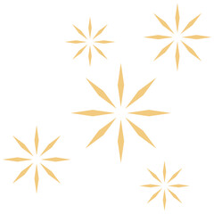 Golden Sparkle Stars