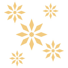 Golden Sparkle Stars