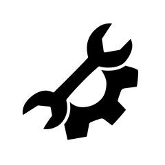 Obraz premium silhouette of labor icon on white background