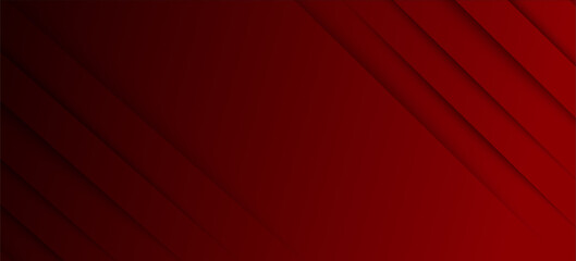 Obraz premium Red line with white architecture futuristic background minimal concept vector illustration subtle design. modern design abstract background