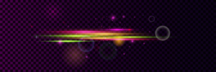 Modern abstract high-speed light effect. Futuristic dynamic movement.