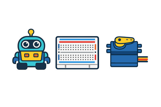Robotics Components Illustration